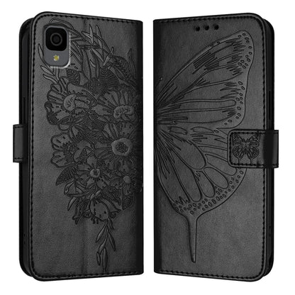 Embossed Butterfly Leather Phone Case, For TCL 30Z T602DL, For TCL 30 SE, For TCL 20 R 5G