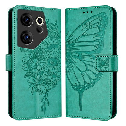 Embossed Butterfly Leather Phone Case, For Tecno Pova Neo 3, For Tecno Pova 5 4G, For Tecno Camon 20 Premier 5G, For Tecno Camon 20 Pro 5G, For Tecno Camon 20 / 20 Pro 4G, For Tecno Spark Go 2023/Pop 7/Pop 7 Pro, For Tecno Spark 9                      ...