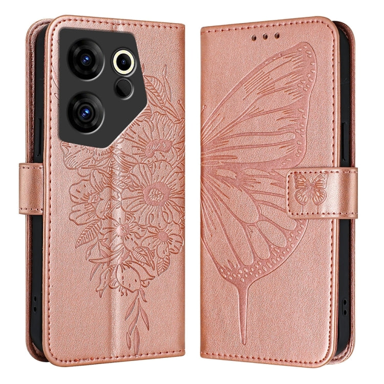 Embossed Butterfly Leather Phone Case, For Tecno Pova Neo 3, For Tecno Pova 5 4G, For Tecno Camon 20 Premier 5G, For Tecno Camon 20 Pro 5G, For Tecno Camon 20 / 20 Pro 4G, For Tecno Spark Go 2023/Pop 7/Pop 7 Pro, For Tecno Spark 9                      ...