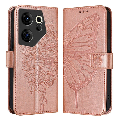 Embossed Butterfly Leather Phone Case, For Tecno Pova Neo 3, For Tecno Pova 5 4G, For Tecno Camon 20 Premier 5G, For Tecno Camon 20 Pro 5G, For Tecno Camon 20 / 20 Pro 4G, For Tecno Spark Go 2023/Pop 7/Pop 7 Pro, For Tecno Spark 9                      ...