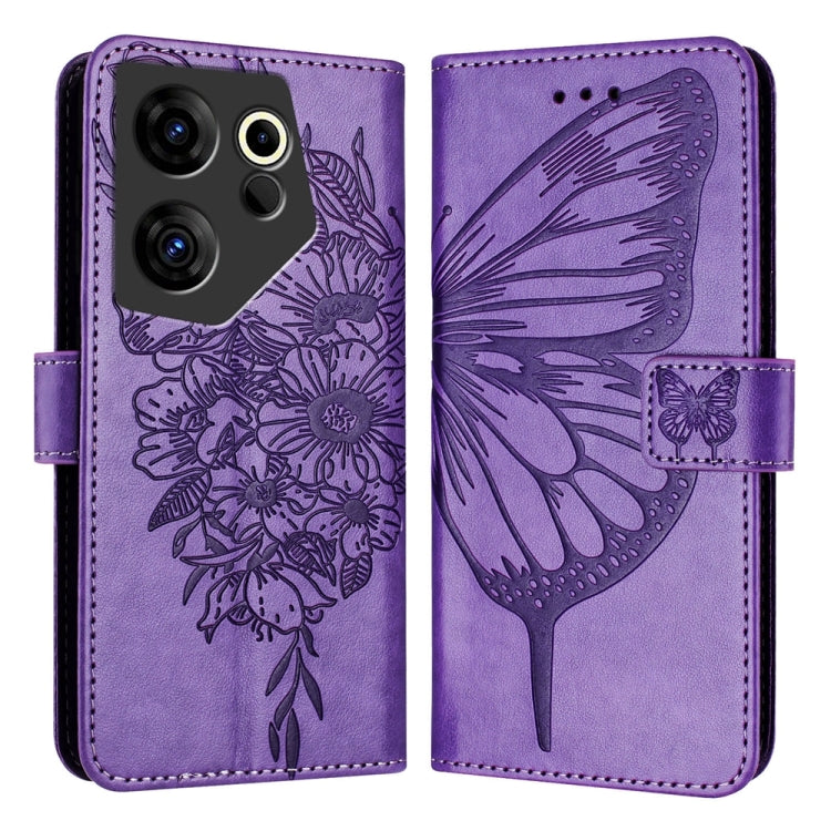 Embossed Butterfly Leather Phone Case, For Tecno Pova Neo 3, For Tecno Pova 5 4G, For Tecno Camon 20 Premier 5G, For Tecno Camon 20 Pro 5G, For Tecno Camon 20 / 20 Pro 4G, For Tecno Spark Go 2023/Pop 7/Pop 7 Pro, For Tecno Spark 9                      ...