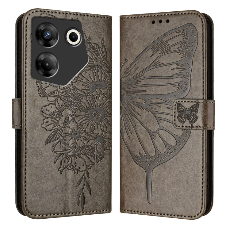 Embossed Butterfly Leather Phone Case, For Tecno Pova Neo 3, For Tecno Pova 5 4G, For Tecno Camon 20 Premier 5G, For Tecno Camon 20 Pro 5G, For Tecno Camon 20 / 20 Pro 4G, For Tecno Spark Go 2023/Pop 7/Pop 7 Pro, For Tecno Spark 9                      ...