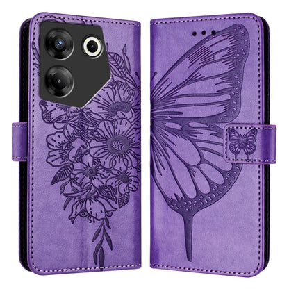 Embossed Butterfly Leather Phone Case, For Tecno Pova Neo 3, For Tecno Pova 5 4G, For Tecno Camon 20 Premier 5G, For Tecno Camon 20 Pro 5G, For Tecno Camon 20 / 20 Pro 4G, For Tecno Spark Go 2023/Pop 7/Pop 7 Pro, For Tecno Spark 9                      ...