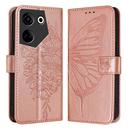 Embossed Butterfly Leather Phone Case, For Tecno Pova Neo 3, For Tecno Pova 5 4G, For Tecno Camon 20 Premier 5G, For Tecno Camon 20 Pro 5G, For Tecno Camon 20 / 20 Pro 4G, For Tecno Spark Go 2023/Pop 7/Pop 7 Pro, For Tecno Spark 9                      ...