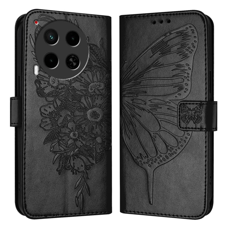 Embossed Butterfly Leather Phone Case, For Tecno Pova 6 Neo, For Tecno Pova 6 5G, For Tecno Pova 6, For Tecno Camon 30 Pro, For Tecno Camon 30 4G / 5G, For Tecno Pova 6 Pro, For Tecno Spark 20 Pro+, For Tecno Spark 20 Pro                               ...