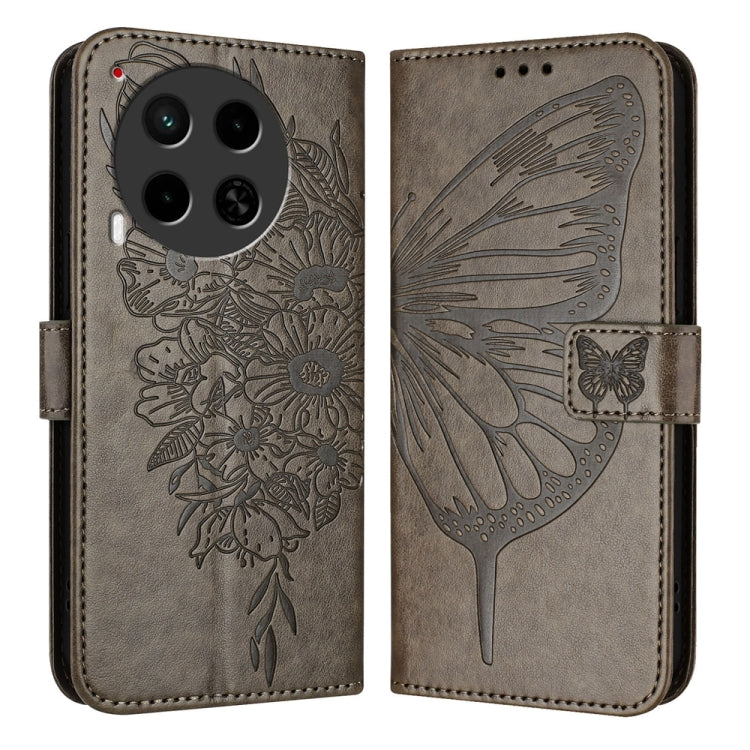 Embossed Butterfly Leather Phone Case, For Tecno Pova 6 Neo, For Tecno Pova 6 5G, For Tecno Pova 6, For Tecno Camon 30 Pro, For Tecno Camon 30 4G / 5G, For Tecno Pova 6 Pro, For Tecno Spark 20 Pro+, For Tecno Spark 20 Pro                               ...