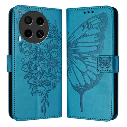 Embossed Butterfly Leather Phone Case, For Tecno Pova 6 Neo, For Tecno Pova 6 5G, For Tecno Pova 6, For Tecno Camon 30 Pro, For Tecno Camon 30 4G / 5G, For Tecno Pova 6 Pro, For Tecno Spark 20 Pro+, For Tecno Spark 20 Pro                               ...