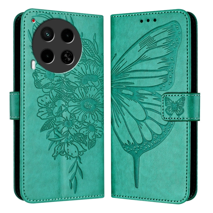 Embossed Butterfly Leather Phone Case, For Tecno Pova 6 Neo, For Tecno Pova 6 5G, For Tecno Pova 6, For Tecno Camon 30 Pro, For Tecno Camon 30 4G / 5G, For Tecno Pova 6 Pro, For Tecno Spark 20 Pro+, For Tecno Spark 20 Pro                               ...