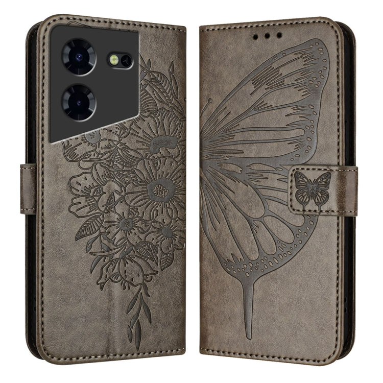 Embossed Butterfly Leather Phone Case, For Tecno Pova 6 Neo, For Tecno Pova 6 5G, For Tecno Pova 6, For Tecno Camon 30 Pro, For Tecno Camon 30 4G / 5G, For Tecno Pova 6 Pro, For Tecno Spark 20 Pro+, For Tecno Spark 20 Pro                               ...