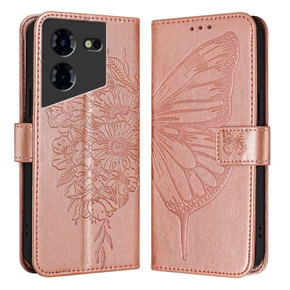 Embossed Butterfly Leather Phone Case, For Tecno Pova 6 Neo, For Tecno Pova 6 5G, For Tecno Pova 6, For Tecno Camon 30 Pro, For Tecno Camon 30 4G / 5G, For Tecno Pova 6 Pro, For Tecno Spark 20 Pro+, For Tecno Spark 20 Pro                               ...