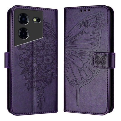Embossed Butterfly Leather Phone Case, For Tecno Pova 6 Neo, For Tecno Pova 6 5G, For Tecno Pova 6, For Tecno Camon 30 Pro, For Tecno Camon 30 4G / 5G, For Tecno Pova 6 Pro, For Tecno Spark 20 Pro+, For Tecno Spark 20 Pro                               ...