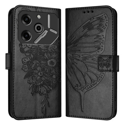 Embossed Butterfly Leather Phone Case, For Tecno Pova 6 Neo, For Tecno Pova 6 5G, For Tecno Pova 6, For Tecno Camon 30 Pro, For Tecno Camon 30 4G / 5G, For Tecno Pova 6 Pro, For Tecno Spark 20 Pro+, For Tecno Spark 20 Pro                               ...