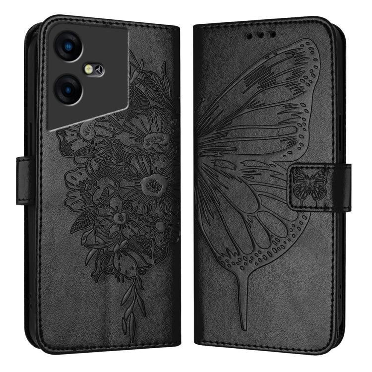 Embossed Butterfly Leather Phone Case, For Tecno Pova Neo 3, For Tecno Pova 5 4G, For Tecno Camon 20 Premier 5G, For Tecno Camon 20 Pro 5G, For Tecno Camon 20 / 20 Pro 4G, For Tecno Spark Go 2023/Pop 7/Pop 7 Pro, For Tecno Spark 9                      ...