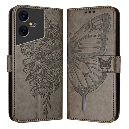 Embossed Butterfly Leather Phone Case, For Tecno Pova Neo 3, For Tecno Pova 5 4G, For Tecno Camon 20 Premier 5G, For Tecno Camon 20 Pro 5G, For Tecno Camon 20 / 20 Pro 4G, For Tecno Spark Go 2023/Pop 7/Pop 7 Pro, For Tecno Spark 9                      ...