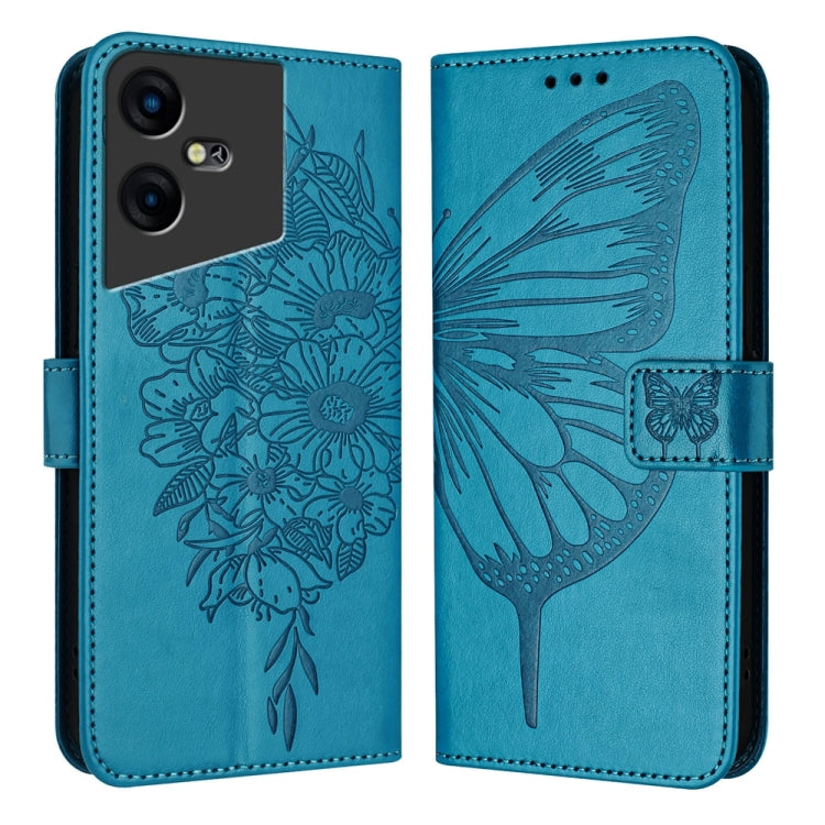 Embossed Butterfly Leather Phone Case, For Tecno Pova Neo 3, For Tecno Pova 5 4G, For Tecno Camon 20 Premier 5G, For Tecno Camon 20 Pro 5G, For Tecno Camon 20 / 20 Pro 4G, For Tecno Spark Go 2023/Pop 7/Pop 7 Pro, For Tecno Spark 9                      ...