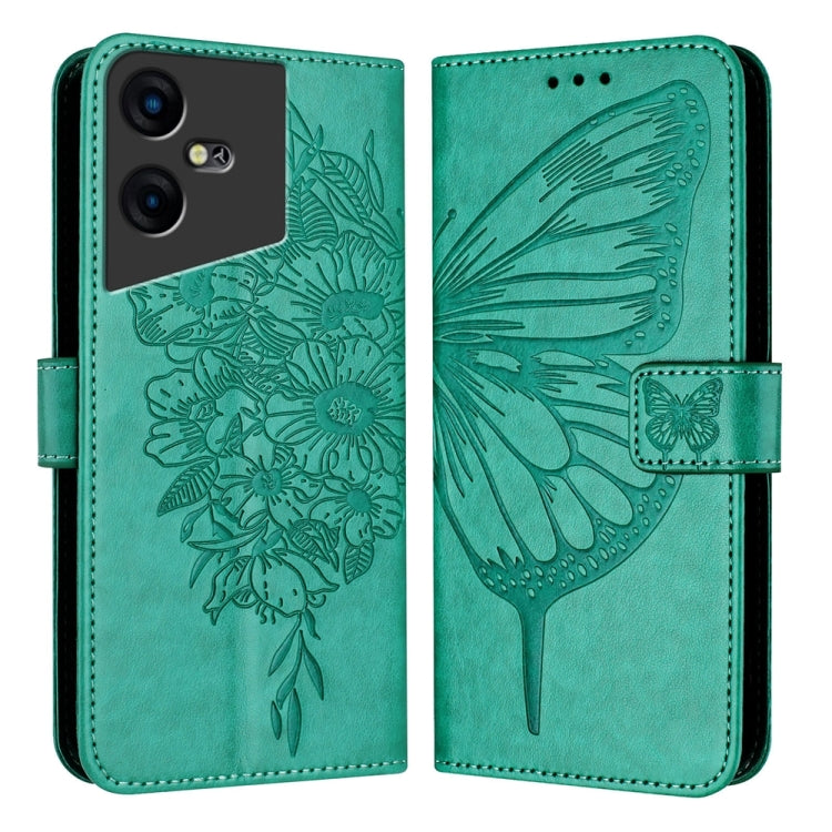 Embossed Butterfly Leather Phone Case, For Tecno Pova Neo 3, For Tecno Pova 5 4G, For Tecno Camon 20 Premier 5G, For Tecno Camon 20 Pro 5G, For Tecno Camon 20 / 20 Pro 4G, For Tecno Spark Go 2023/Pop 7/Pop 7 Pro, For Tecno Spark 9                      ...