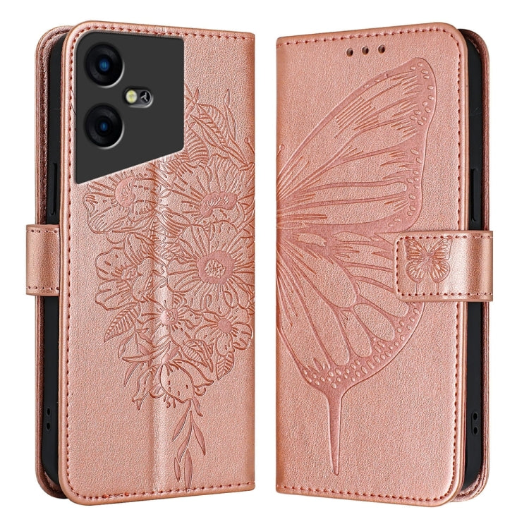 Embossed Butterfly Leather Phone Case, For Tecno Pova Neo 3, For Tecno Pova 5 4G, For Tecno Camon 20 Premier 5G, For Tecno Camon 20 Pro 5G, For Tecno Camon 20 / 20 Pro 4G, For Tecno Spark Go 2023/Pop 7/Pop 7 Pro, For Tecno Spark 9                      ...