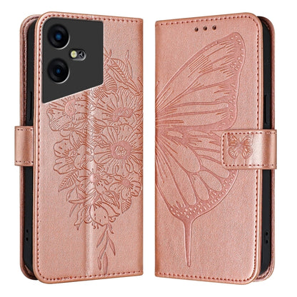Embossed Butterfly Leather Phone Case, For Tecno Pova Neo 3, For Tecno Pova 5 4G, For Tecno Camon 20 Premier 5G, For Tecno Camon 20 Pro 5G, For Tecno Camon 20 / 20 Pro 4G, For Tecno Spark Go 2023/Pop 7/Pop 7 Pro, For Tecno Spark 9                      ...
