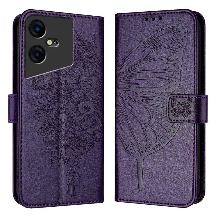 Embossed Butterfly Leather Phone Case, For Tecno Pova Neo 3, For Tecno Pova 5 4G, For Tecno Camon 20 Premier 5G, For Tecno Camon 20 Pro 5G, For Tecno Camon 20 / 20 Pro 4G, For Tecno Spark Go 2023/Pop 7/Pop 7 Pro, For Tecno Spark 9                      ...