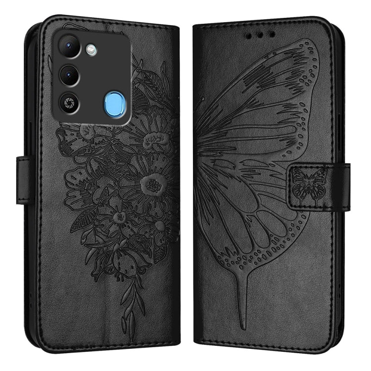 Embossed Butterfly Leather Phone Case, For Tecno Pova Neo 3, For Tecno Pova 5 4G, For Tecno Camon 20 Premier 5G, For Tecno Camon 20 Pro 5G, For Tecno Camon 20 / 20 Pro 4G, For Tecno Spark Go 2023/Pop 7/Pop 7 Pro, For Tecno Spark 9                      ...
