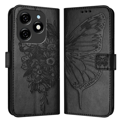 Embossed Butterfly Leather Phone Case, For Tecno Pova 6 Neo, For Tecno Pova 6 5G, For Tecno Pova 6, For Tecno Camon 30 Pro, For Tecno Camon 30 4G / 5G, For Tecno Pova 6 Pro, For Tecno Spark 20 Pro+, For Tecno Spark 20 Pro                               ...