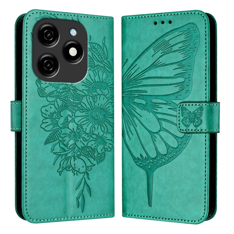 Embossed Butterfly Leather Phone Case, For Tecno Pova 6 Neo, For Tecno Pova 6 5G, For Tecno Pova 6, For Tecno Camon 30 Pro, For Tecno Camon 30 4G / 5G, For Tecno Pova 6 Pro, For Tecno Spark 20 Pro+, For Tecno Spark 20 Pro                               ...