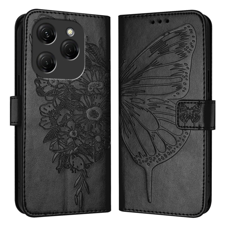 Embossed Butterfly Leather Phone Case, For Tecno Pova 6 Neo, For Tecno Pova 6 5G, For Tecno Pova 6, For Tecno Camon 30 Pro, For Tecno Camon 30 4G / 5G, For Tecno Pova 6 Pro, For Tecno Spark 20 Pro+, For Tecno Spark 20 Pro                               ...