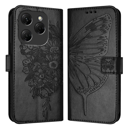 Embossed Butterfly Leather Phone Case, For Tecno Pova 6 Neo, For Tecno Pova 6 5G, For Tecno Pova 6, For Tecno Camon 30 Pro, For Tecno Camon 30 4G / 5G, For Tecno Pova 6 Pro, For Tecno Spark 20 Pro+, For Tecno Spark 20 Pro                               ...