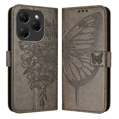 Embossed Butterfly Leather Phone Case, For Tecno Pova 6 Neo, For Tecno Pova 6 5G, For Tecno Pova 6, For Tecno Camon 30 Pro, For Tecno Camon 30 4G / 5G, For Tecno Pova 6 Pro, For Tecno Spark 20 Pro+, For Tecno Spark 20 Pro                               ...