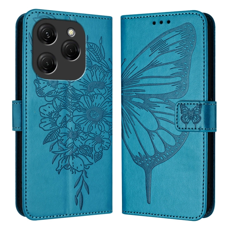 Embossed Butterfly Leather Phone Case, For Tecno Pova 6 Neo, For Tecno Pova 6 5G, For Tecno Pova 6, For Tecno Camon 30 Pro, For Tecno Camon 30 4G / 5G, For Tecno Pova 6 Pro, For Tecno Spark 20 Pro+, For Tecno Spark 20 Pro                               ...