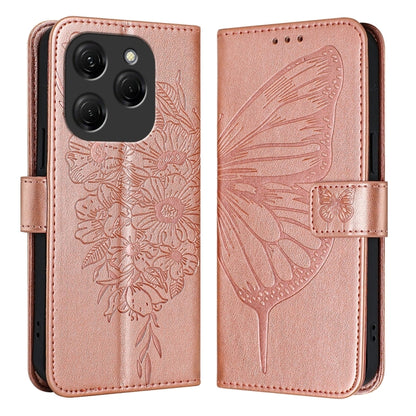 Embossed Butterfly Leather Phone Case, For Tecno Pova 6 Neo, For Tecno Pova 6 5G, For Tecno Pova 6, For Tecno Camon 30 Pro, For Tecno Camon 30 4G / 5G, For Tecno Pova 6 Pro, For Tecno Spark 20 Pro+, For Tecno Spark 20 Pro                               ...