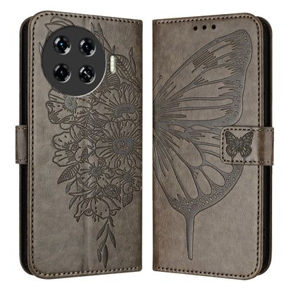 Embossed Butterfly Leather Phone Case, For Tecno Pova 6 Neo, For Tecno Pova 6 5G, For Tecno Pova 6, For Tecno Camon 30 Pro, For Tecno Camon 30 4G / 5G, For Tecno Pova 6 Pro, For Tecno Spark 20 Pro+, For Tecno Spark 20 Pro                               ...