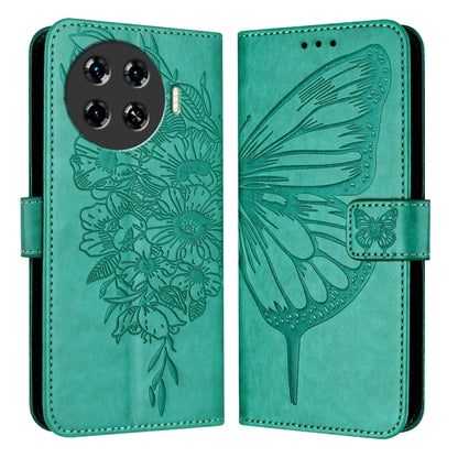 Embossed Butterfly Leather Phone Case, For Tecno Pova 6 Neo, For Tecno Pova 6 5G, For Tecno Pova 6, For Tecno Camon 30 Pro, For Tecno Camon 30 4G / 5G, For Tecno Pova 6 Pro, For Tecno Spark 20 Pro+, For Tecno Spark 20 Pro                               ...