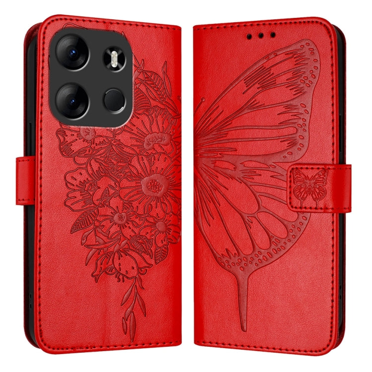 Embossed Butterfly Leather Phone Case, For Tecno Pova Neo 3, For Tecno Pova 5 4G, For Tecno Camon 20 Premier 5G, For Tecno Camon 20 Pro 5G, For Tecno Camon 20 / 20 Pro 4G, For Tecno Spark Go 2023/Pop 7/Pop 7 Pro, For Tecno Spark 9                      ...