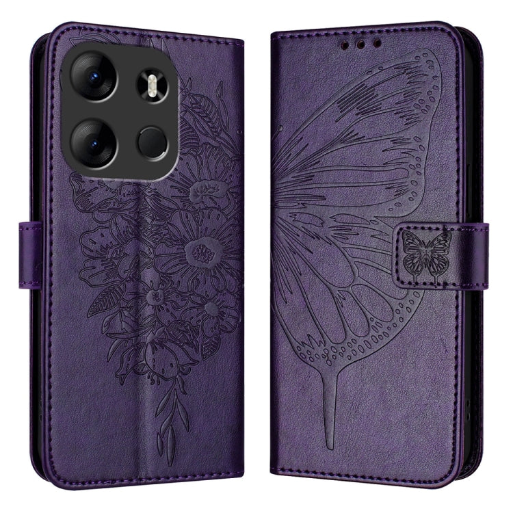 Embossed Butterfly Leather Phone Case, For Tecno Pova Neo 3, For Tecno Pova 5 4G, For Tecno Camon 20 Premier 5G, For Tecno Camon 20 Pro 5G, For Tecno Camon 20 / 20 Pro 4G, For Tecno Spark Go 2023/Pop 7/Pop 7 Pro, For Tecno Spark 9                      ...