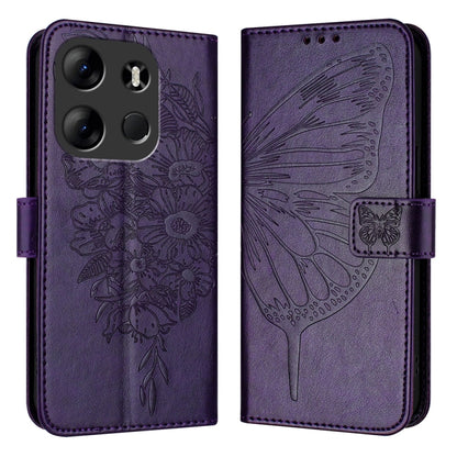 Embossed Butterfly Leather Phone Case, For Tecno Pova Neo 3, For Tecno Pova 5 4G, For Tecno Camon 20 Premier 5G, For Tecno Camon 20 Pro 5G, For Tecno Camon 20 / 20 Pro 4G, For Tecno Spark Go 2023/Pop 7/Pop 7 Pro, For Tecno Spark 9                      ...