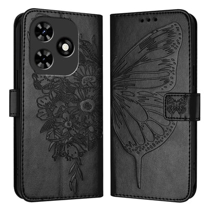 Embossed Butterfly Leather Phone Case, For Tecno Pova 6 Neo, For Tecno Pova 6 5G, For Tecno Pova 6, For Tecno Camon 30 Pro, For Tecno Camon 30 4G / 5G, For Tecno Pova 6 Pro, For Tecno Spark 20 Pro+, For Tecno Spark 20 Pro                               ...
