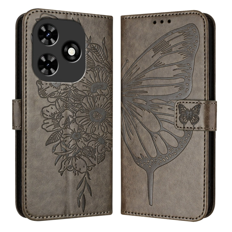 Embossed Butterfly Leather Phone Case, For Tecno Pova 6 Neo, For Tecno Pova 6 5G, For Tecno Pova 6, For Tecno Camon 30 Pro, For Tecno Camon 30 4G / 5G, For Tecno Pova 6 Pro, For Tecno Spark 20 Pro+, For Tecno Spark 20 Pro                               ...