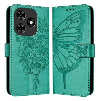 Embossed Butterfly Leather Phone Case, For Tecno Pova 6 Neo, For Tecno Pova 6 5G, For Tecno Pova 6, For Tecno Camon 30 Pro, For Tecno Camon 30 4G / 5G, For Tecno Pova 6 Pro, For Tecno Spark 20 Pro+, For Tecno Spark 20 Pro                               ...