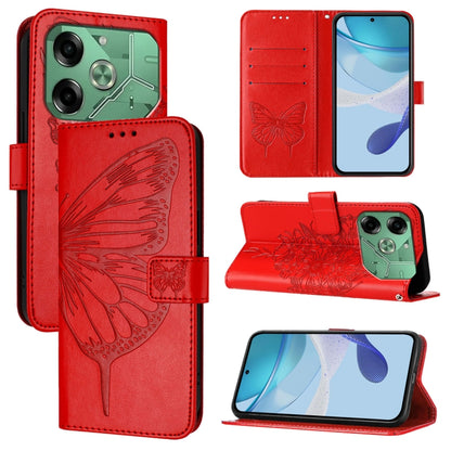 Embossed Butterfly Leather Phone Case, For Tecno Pova 6 Neo, For Tecno Pova 6 5G, For Tecno Pova 6, For Tecno Camon 30 Pro, For Tecno Camon 30 4G / 5G, For Tecno Pova 6 Pro, For Tecno Spark 20 Pro+, For Tecno Spark 20 Pro                               ...