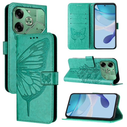 Embossed Butterfly Leather Phone Case, For Tecno Pova 6 Neo, For Tecno Pova 6 5G, For Tecno Pova 6, For Tecno Camon 30 Pro, For Tecno Camon 30 4G / 5G, For Tecno Pova 6 Pro, For Tecno Spark 20 Pro+, For Tecno Spark 20 Pro                               ...