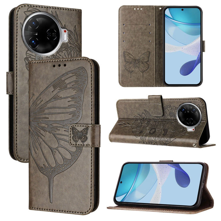 Embossed Butterfly Leather Phone Case, For Tecno Pova 6 Neo, For Tecno Pova 6 5G, For Tecno Pova 6, For Tecno Camon 30 Pro, For Tecno Camon 30 4G / 5G, For Tecno Pova 6 Pro, For Tecno Spark 20 Pro+, For Tecno Spark 20 Pro                               ...