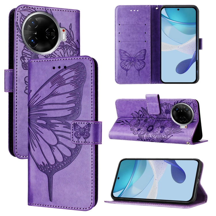 Embossed Butterfly Leather Phone Case, For Tecno Pova 6 Neo, For Tecno Pova 6 5G, For Tecno Pova 6, For Tecno Camon 30 Pro, For Tecno Camon 30 4G / 5G, For Tecno Pova 6 Pro, For Tecno Spark 20 Pro+, For Tecno Spark 20 Pro                               ...