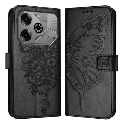 Embossed Butterfly Leather Phone Case, For Tecno Pova 6 Neo, For Tecno Pova 6 5G, For Tecno Pova 6, For Tecno Camon 30 Pro, For Tecno Camon 30 4G / 5G, For Tecno Pova 6 Pro, For Tecno Spark 20 Pro+, For Tecno Spark 20 Pro                               ...