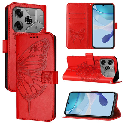 Embossed Butterfly Leather Phone Case, For Tecno Pova 6 Neo, For Tecno Pova 6 5G, For Tecno Pova 6, For Tecno Camon 30 Pro, For Tecno Camon 30 4G / 5G, For Tecno Pova 6 Pro, For Tecno Spark 20 Pro+, For Tecno Spark 20 Pro                               ...
