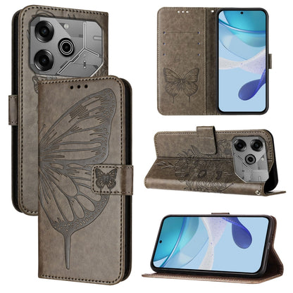 Embossed Butterfly Leather Phone Case, For Tecno Pova 6 Neo, For Tecno Pova 6 5G, For Tecno Pova 6, For Tecno Camon 30 Pro, For Tecno Camon 30 4G / 5G, For Tecno Pova 6 Pro, For Tecno Spark 20 Pro+, For Tecno Spark 20 Pro                               ...