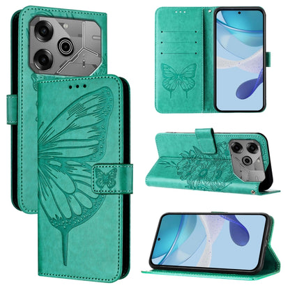 Embossed Butterfly Leather Phone Case, For Tecno Pova 6 Neo, For Tecno Pova 6 5G, For Tecno Pova 6, For Tecno Camon 30 Pro, For Tecno Camon 30 4G / 5G, For Tecno Pova 6 Pro, For Tecno Spark 20 Pro+, For Tecno Spark 20 Pro                               ...