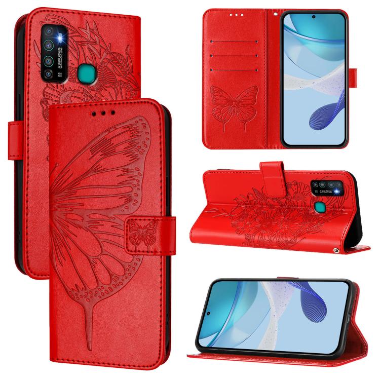 Embossed Butterfly Leather Phone Case, For Tecno Pova Neo 3, For Tecno Pova 5 4G, For Tecno Camon 20 Premier 5G, For Tecno Camon 20 Pro 5G, For Tecno Camon 20 / 20 Pro 4G, For Tecno Spark Go 2023/Pop 7/Pop 7 Pro, For Tecno Spark 9                      ...