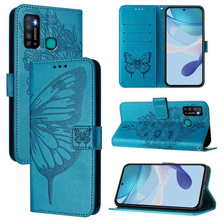 Embossed Butterfly Leather Phone Case, For Tecno Pova Neo 3, For Tecno Pova 5 4G, For Tecno Camon 20 Premier 5G, For Tecno Camon 20 Pro 5G, For Tecno Camon 20 / 20 Pro 4G, For Tecno Spark Go 2023/Pop 7/Pop 7 Pro, For Tecno Spark 9                      ...