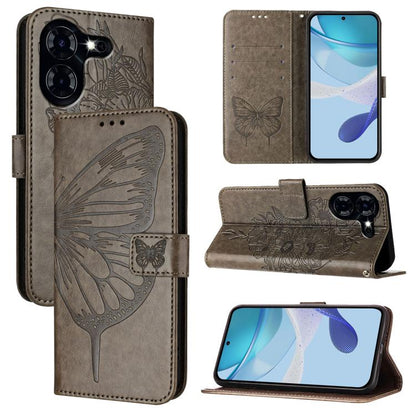 Embossed Butterfly Leather Phone Case, For Tecno Pova Neo 3, For Tecno Pova 5 4G, For Tecno Camon 20 Premier 5G, For Tecno Camon 20 Pro 5G, For Tecno Camon 20 / 20 Pro 4G, For Tecno Spark Go 2023/Pop 7/Pop 7 Pro, For Tecno Spark 9                      ...
